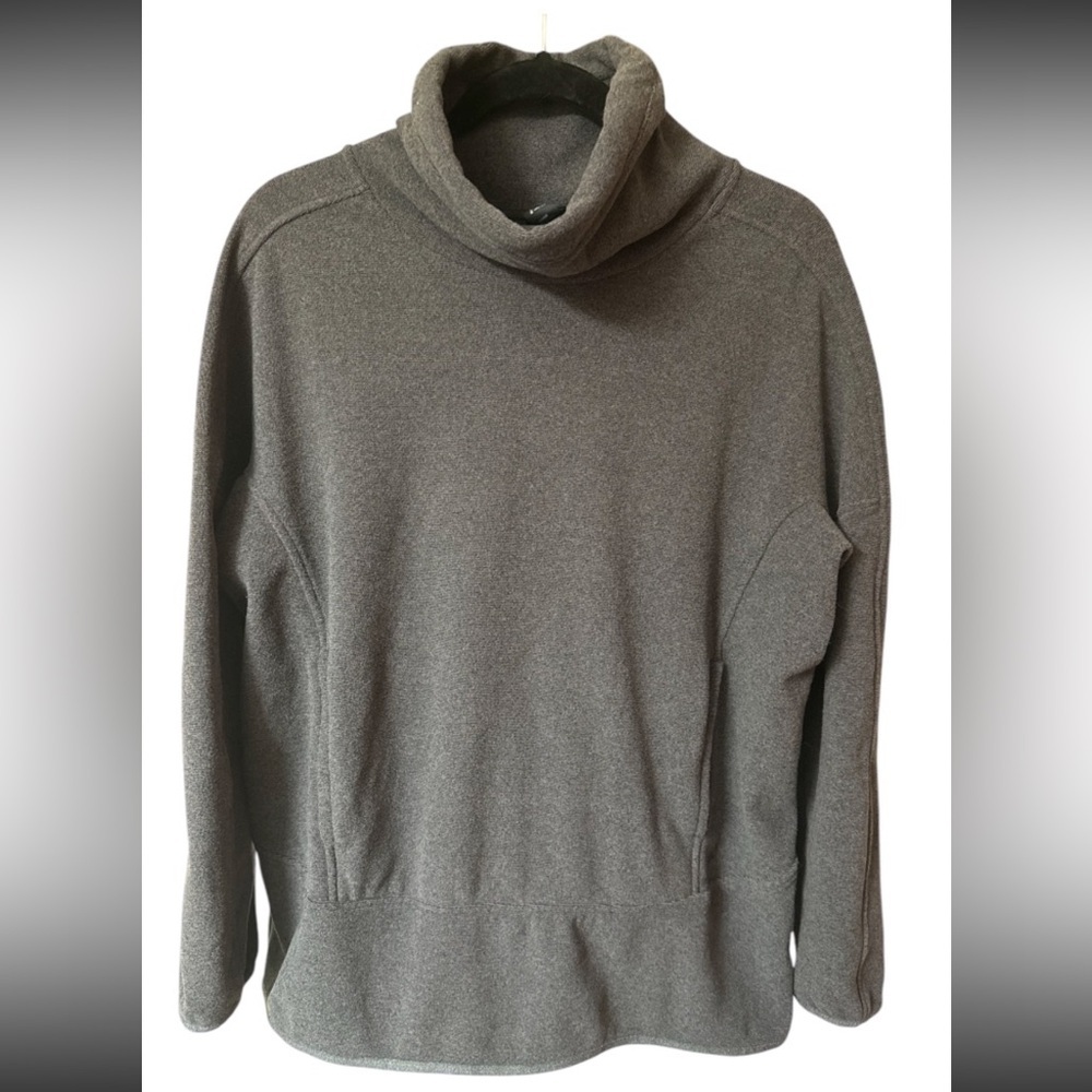 Mountain Hardwear Women’s Fleece Funnelneck Gray Sweatshirt Gorpcore Large - Picture 7 of 9